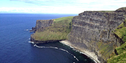 The jagged Cliffs of Moher